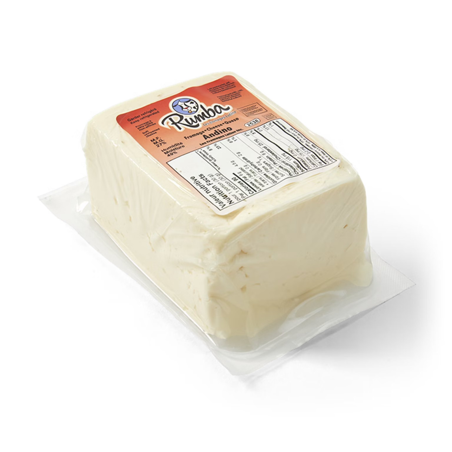 Andino Queso Latino Peruano 350gr | Peruvian cheese Andino | By Rumba