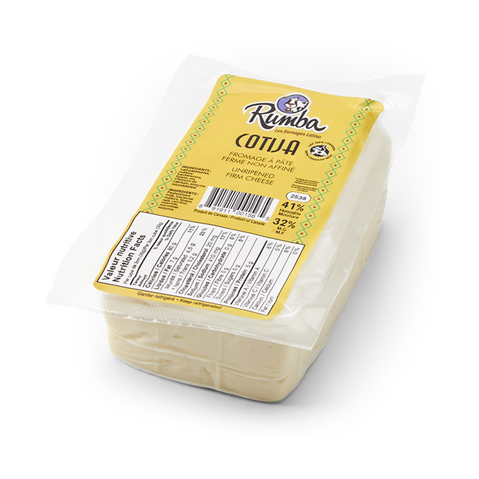 Cotija Queso Latino 350gr | Mexican Cheese | By Rumba