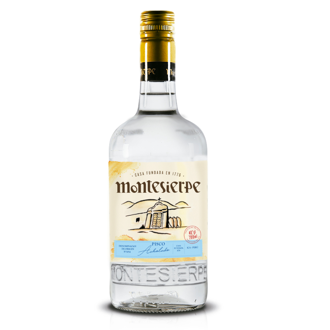 Pisco Montesierpe - Acholado Peru 700 ml | Peruvian Pisco | By Vina Vieja