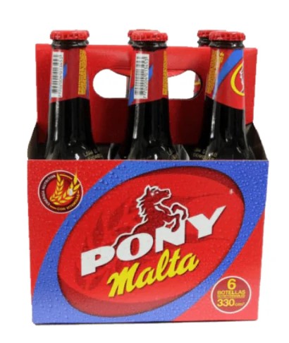 Pony Malta x6 | Malt Non-alcoholic Soft Drink | By Bavaria