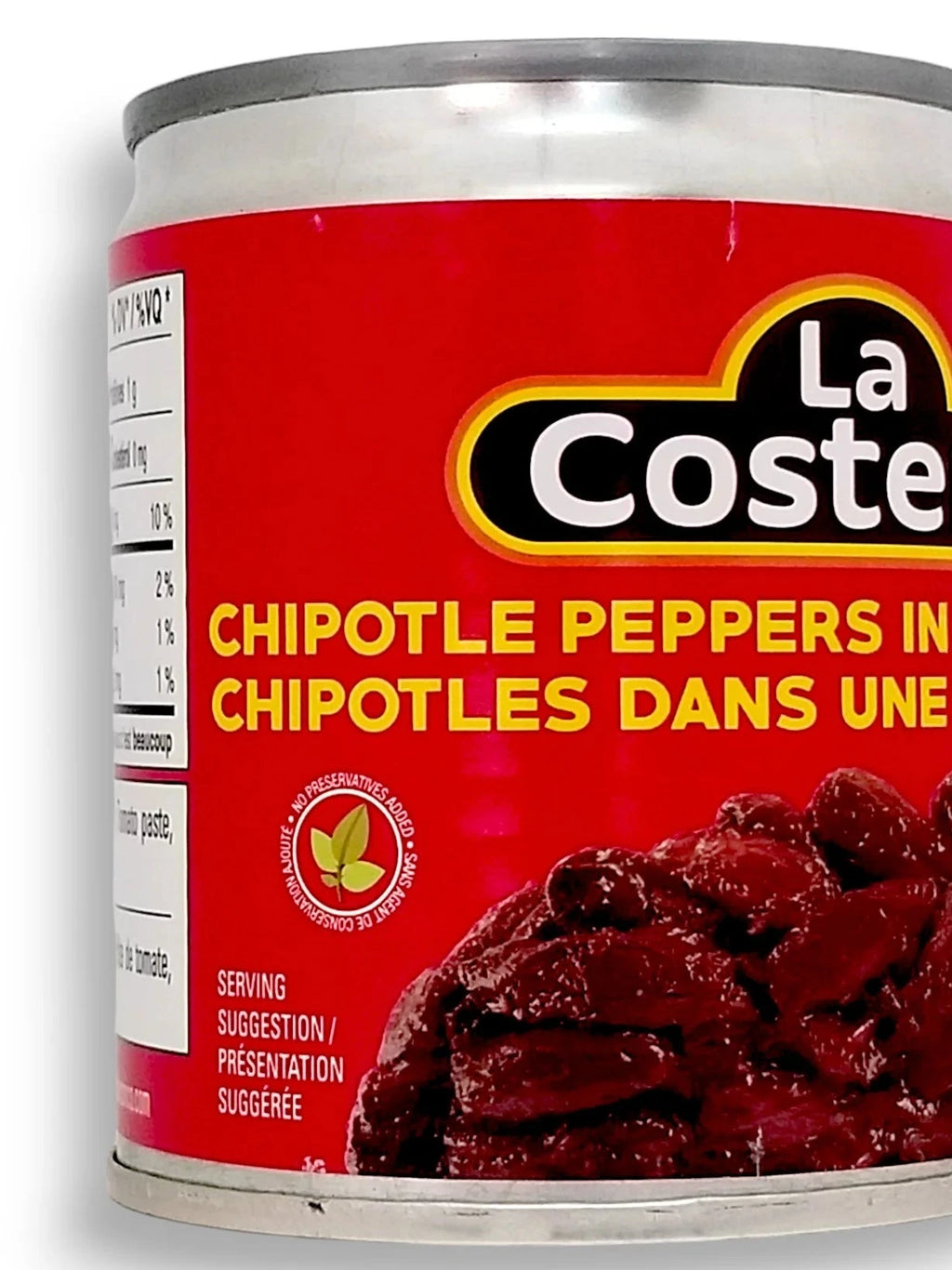 Chipotle Peppers 6.5 oz | Can Chile Chipotle Peppers in Adobo Sauce 186 ml | By La Costeña