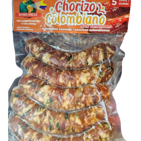 Colombian Chorizo 500g | Chorizo Colombiano 17.5oz | By Mama Nelly