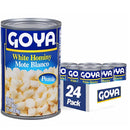 Goya White Hominy Corn Mexican 15 oz | Maiz Pozolero Blanco Grande Hominy 425g  | By Goya