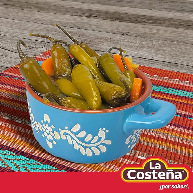 Serrano Peppers 12 oz | Can Pickled Serranos Peppers | By La Costeña