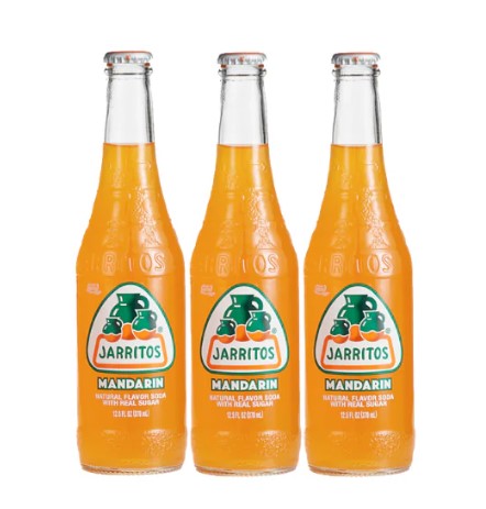 Jarrito Mandarine Soda | Jarrito De Mandarina | 3 Bottles of 370ml