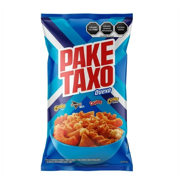 Pake-Taxo Queso Grande 208g | Mexican Corn Snack Flour with Cheese | By Sabritas