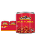 Sliced Jalapeno Red La Costena 7 oz | Can Sliced Jalapeno Red Pickled Peppers 199g | By La Costeña